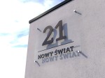 Tabliczka adresowa z transparentnej plexi - czarna 3D