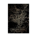 Złota mapa miasta - Zielona Góra