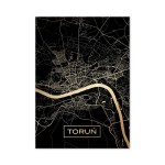 Złota mapa miasta - Toruń