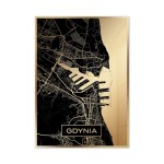 Złota mapa miasta - Gdynia