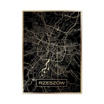 Złota mapa miasta - Rzeszów