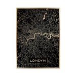 Złota mapa miasta - Londyn