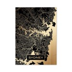Złota mapa miasta - Sydney
