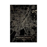 Złota mapa miasta - Monachium