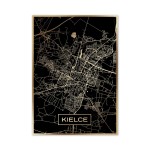 Złota mapa miasta - Kielce