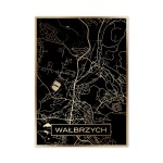 Złota mapa miasta - Wałbrzych