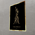 Złoty obraz - Statua Wolności