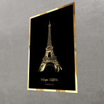 Złoty obraz - Wieża Eiffla