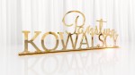 Napis na stół Pary Młodej Państwo