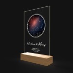 Lampka LED -  mapa nieba i gwiazd I