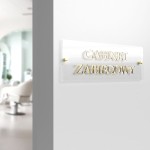 Tabliczka informacyjna przydrzwiowa Premium