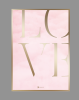 Złoty plakat - LOVE (złote plakaty)