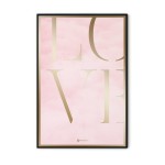 Złoty plakat - LOVE 