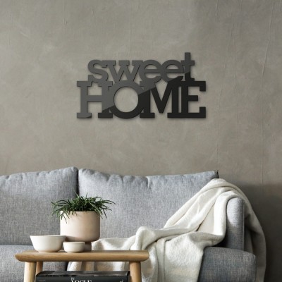 Napis na ścianę 3D dekoracyjny plexi - Sweet home